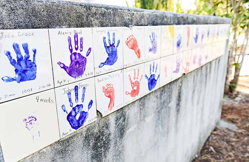 Silverhill park handprints